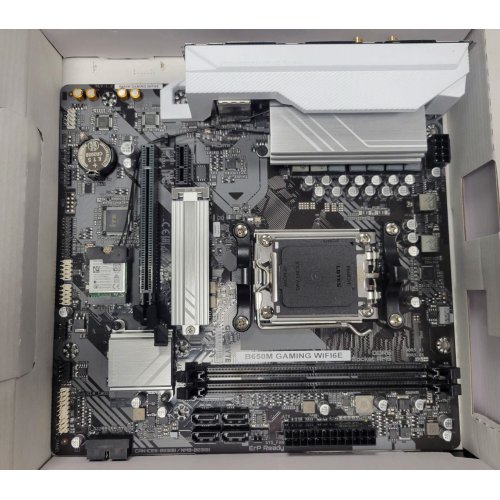 Уцінка материнська плата Gigabyte B650M GAMING WIFI6E (sAM5, AMD B650) (Сліди використання, 822778) купити в Україні: Київ, Львів, Хмельницький, Тернопіль | Перевірка сумісності, низька ціна, відгуки, характеристики від TELEMART фото