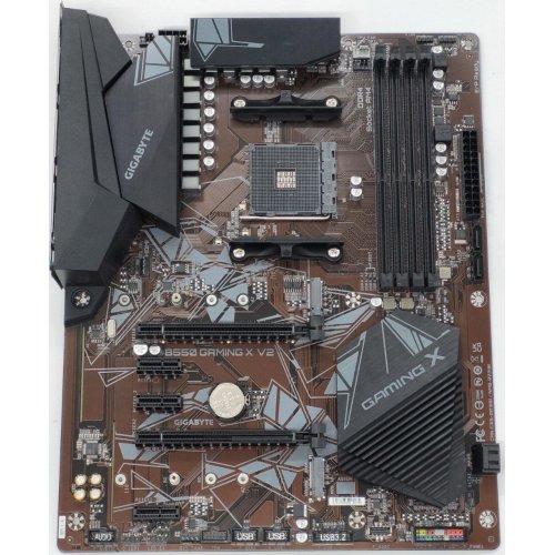 Материнська плата Gigabyte B550 GAMING X V2 (sAM4, AMD B550) (Відновлено продавцем, 822789) купити в Україні: Київ, Львів, Хмельницький, Тернопіль | Перевірка сумісності, низька ціна, відгуки, характеристики від TELEMART фото
