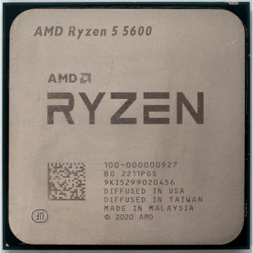 Процессор AMD Ryzen 5 5600 3.5(4.4)GHz 32MB sAM4 Tray (100-000000927) (Восстановлено продавцом, 822810) купить в Украине: Киев, Днепр, Харьков, Одесса  | Проверка совместимости, низкая цена, отзывы, характеристики от TELEMART фото