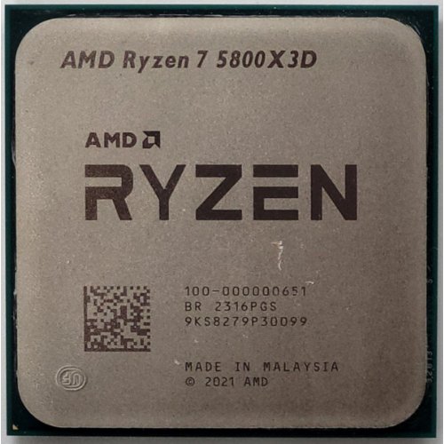 Процесор AMD Ryzen 7 5800X3D 3.4(4.5)GHz 96MB sAM4 Tray (100-000000651) (Відновлено продавцем, 822812) купити в Україні: Київ, Львів, Хмельницький, Тернопіль | Перевірка сумісності, низька ціна, відгуки, характеристики від TELEMART фото