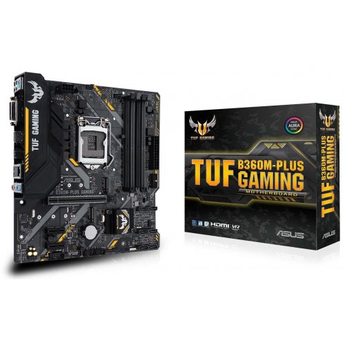 Материнська плата Asus TUF B360M-PLUS GAMING (s1151-V2, Intel B360) (Відновлено продавцем, 823023) купити в Україні: Київ, Львів, Хмельницький, Тернопіль | Перевірка сумісності, низька ціна, відгуки, характеристики від TELEMART фото