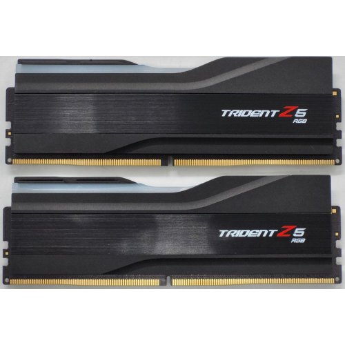 Озп G.Skill DDR5 32GB (2x16GB) 7600Mhz Trident Z5 RGB (F5-7600J3646G16GX2-TZ5RK) (Відновлено продавцем, 823026) купити в Україні: Київ, Львів, Хмельницький, Тернопіль | Перевірка сумісності, низька ціна, відгуки, характеристики від TELEMART фото