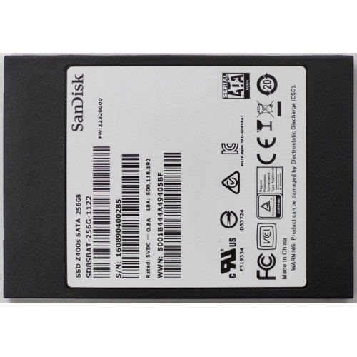 Ssd-диск Sandisk Z400s MLC 256GB 2.5" (SD8SBAT-256G-1122) (Відновлено продавцем, 823028) купити в Україні: Київ, Львів, Хмельницький, Тернопіль | Перевірка сумісності, низька ціна, відгуки, характеристики від TELEMART фото