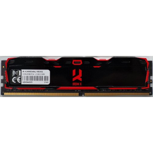 Озу GoodRAM DDR4 8GB 2666Mhz IRDM X Black (IR-X2666D464L16S/8G) (Восстановлено продавцом, 823030) купить в Украине: Киев, Днепр, Харьков, Одесса  | Проверка совместимости, низкая цена, отзывы, характеристики от TELEMART фото