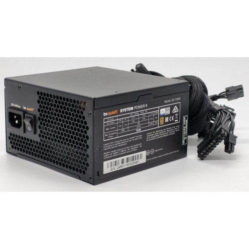 Блок живлення Be Quiet! System Power 9 700W (BN248) (Відновлено продавцем, 823039) купити в Україні: Київ, Львів, Хмельницький, Тернопіль | Перевірка сумісності, низька ціна, відгуки, характеристики від TELEMART фото