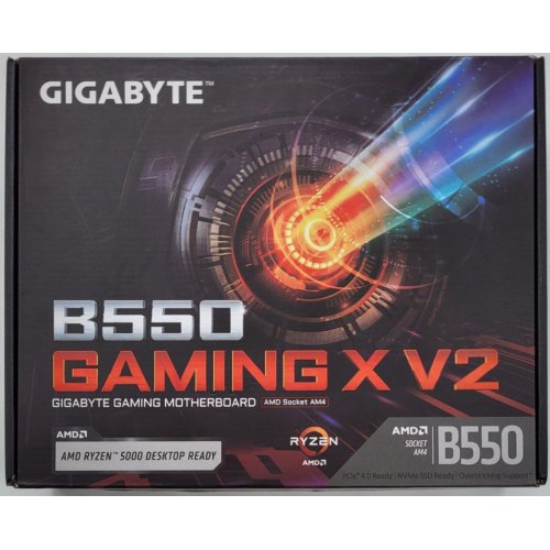 Материнська плата Gigabyte B550 GAMING X V2 (sAM4, AMD B550) (Відновлено продавцем, 823045) купити в Україні: Київ, Львів, Хмельницький, Тернопіль | Перевірка сумісності, низька ціна, відгуки, характеристики від TELEMART фото