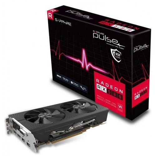 Видеокарта Sapphire Radeon RX 580 PULSE OC 8192MB (11265-05-20G) (Восстановлено продавцом, 823085) купить в Украине: Киев, Днепр, Харьков, Одесса  | Проверка совместимости, низкая цена, отзывы, характеристики от TELEMART фото