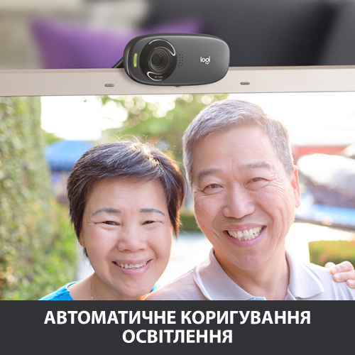 Купить Веб-камера Logitech HD Webcam C310 (960-001065) Black - цена в Харькове, Киеве, Днепре, Одессе
в интернет-магазине Telemart фото