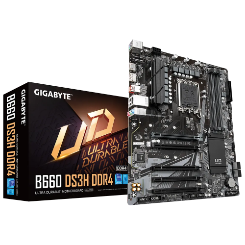Материнська плата Gigabyte B660 DS3H DDR4 (s1700, Intel B660) (Відновлено продавцем, 823220) купити в Україні: Київ, Львів, Хмельницький, Тернопіль | Перевірка сумісності, низька ціна, відгуки, характеристики від TELEMART фото