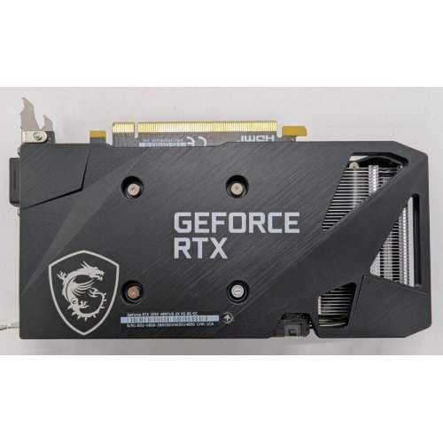 Відеокарта MSI GeForce RTX 3050 VENTUS 2X XS OC 8192MB (RTX 3050 VENTUS 2X XS 8G OC) (Відновлено продавцем, 823222) купити в Україні: Київ, Львів, Хмельницький, Тернопіль | Перевірка сумісності, низька ціна, відгуки, характеристики від TELEMART фото