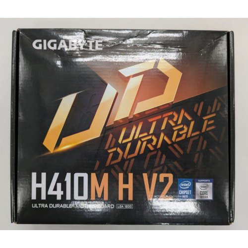 Материнська плата Gigabyte H410M H V2 (s1200, Intel H410) (Відновлено продавцем, 823231) купити в Україні: Київ, Львів, Хмельницький, Тернопіль | Перевірка сумісності, низька ціна, відгуки, характеристики від TELEMART фото
