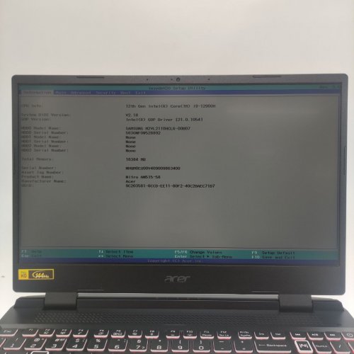 Ноутбук Acer Nitro 5 AN515-58 (NH.QM0EU.00V) Obsidian Black (Восстановлено продавцом, 823292) купить в Украине: Киев, Днепр, Харьков, Одесса  | Низкая цена, отзывы, характеристики от TELEMART фото