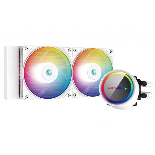 Готова сво Deepcool GAMMAXX L240 A-RGB (DP-H12CF-GL240-ARGB-WH) White (Відновлено продавцем, 823313) купити в Україні: Київ, Львів, Хмельницький, Тернопіль | Перевірка сумісності, низька ціна, відгуки, характеристики від TELEMART фото