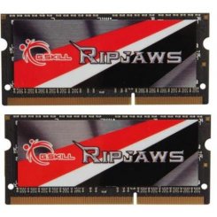 ОЗП G.Skill SODIMM DDR3 16GB (2x8GB) 1600Mhz Ripjaws (F3-1600C9D-16GRSL) Black