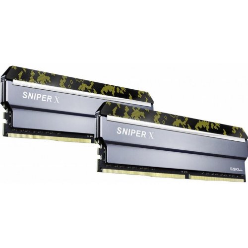 Продати ОЗП G.Skill DDR4 16GB (2x8GB) 2400Mhz Sniper X Digital Camo (F4-2400C17D-16GSXK) Black за Trade-In у інтернет-магазині Телемарт - Київ, Дніпро, Україна фото
