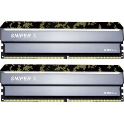 Фото G.Skill DDR4 16GB (2x8GB) 3000Mhz Sniper X Digital Camo (F4-3000C16D-16GSXKB) Black