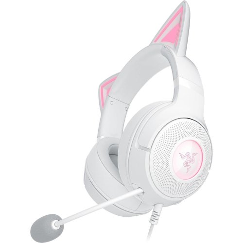 Уцінка навушники Razer Kraken Kitty V2 (RZ04-04730600-R3M1) White (Сліди використання, 823528) купити в Україні: Київ, Львів, Хмельницький, Тернопіль | Низька ціна, відгуки, характеристики від TELEMART фото