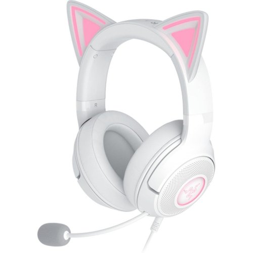Уцінка навушники Razer Kraken Kitty V2 (RZ04-04730600-R3M1) White (Сліди використання, 823530) купити в Україні: Київ, Львів, Хмельницький, Тернопіль | Низька ціна, відгуки, характеристики від TELEMART фото