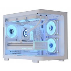 Корпус Aerocool P300C-G-V1 Tempered Glass без БЖ (ACCS-PN02033.21) White (Відновлено продавцем, 823556)