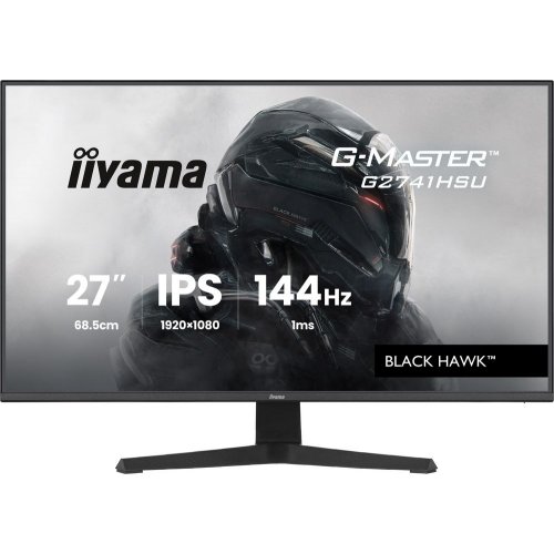 Монитор Iiyama 27" G-Master G2741HSU-B1 Black купить в Украине: Киев, Днепр, Харьков, Одесса  | Низкая цена, отзывы, характеристики от TELEMART фото
