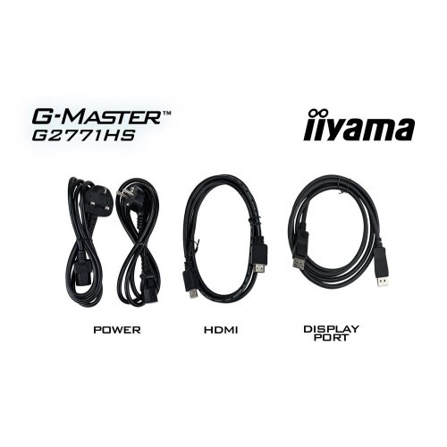 Монитор Iiyama 27" G-Master G2771HS-B1 Black купить в Украине: Киев, Днепр, Харьков, Одесса  | Низкая цена, отзывы, характеристики от TELEMART фото