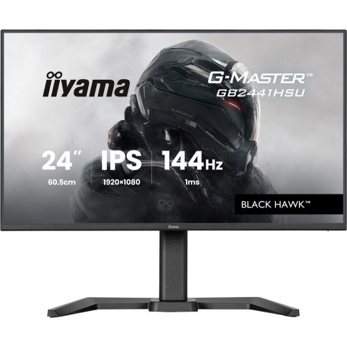 Монитор Iiyama 23.8" G-Master GB2441HSU-B1 Black купить в Украине: Киев, Днепр, Харьков, Одесса  | Низкая цена, отзывы, характеристики от TELEMART фото