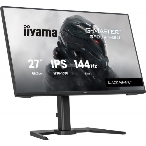 Монитор Iiyama 27" G-Master GB2741HSU-B1 Black купить в Украине: Киев, Днепр, Харьков, Одесса  | Низкая цена, отзывы, характеристики от TELEMART фото
