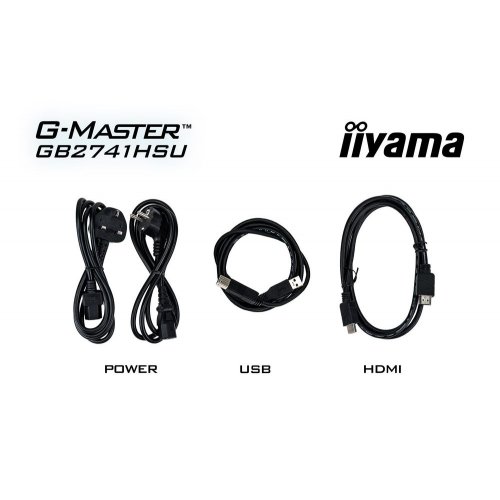 Монитор Iiyama 27" G-Master GB2741HSU-B1 Black купить в Украине: Киев, Днепр, Харьков, Одесса  | Низкая цена, отзывы, характеристики от TELEMART фото