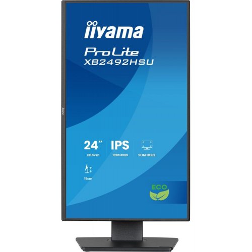Монитор Iiyama 24" ProLite X2492HSU-B1 Black купить в Украине: Киев, Днепр, Харьков, Одесса  | Низкая цена, отзывы, характеристики от TELEMART фото