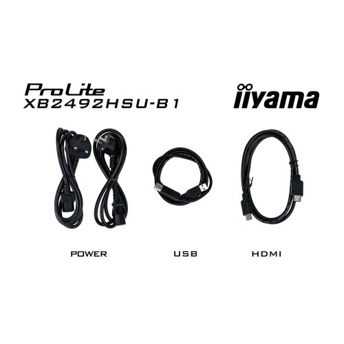 Монитор Iiyama 24" ProLite X2492HSU-B1 Black купить в Украине: Киев, Днепр, Харьков, Одесса  | Низкая цена, отзывы, характеристики от TELEMART фото