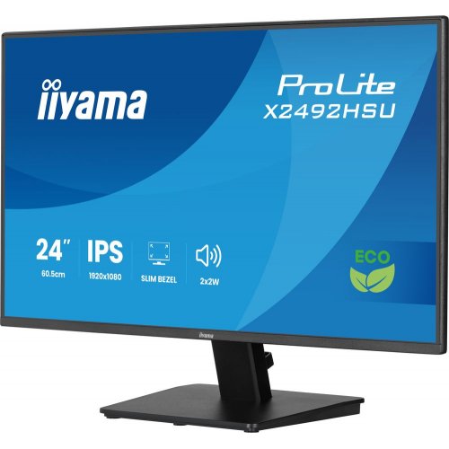 Монитор Iiyama 24" ProLite XB2492HSU-B1 Black купить в Украине: Киев, Днепр, Харьков, Одесса  | Низкая цена, отзывы, характеристики от TELEMART фото