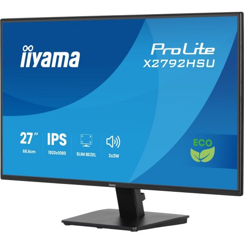 Монитор Iiyama 27" ProLite X2792HSU-B1 Black купить в Украине: Киев, Днепр, Харьков, Одесса  | Низкая цена, отзывы, характеристики от TELEMART фото