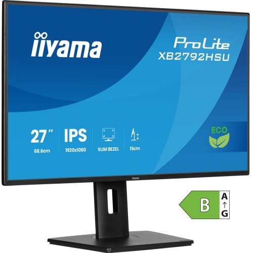 Монитор Iiyama 27" ProLite XB2792HSU-B1 Black купить в Украине: Киев, Днепр, Харьков, Одесса  | Низкая цена, отзывы, характеристики от TELEMART фото