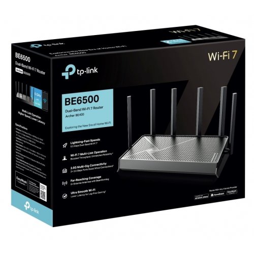 Wi-Fi роутер TP-LINK Archer BE400 купить в Украине: Киев, Днепр, Харьков, Одесса  | Низкая цена, отзывы, характеристики от TELEMART фото