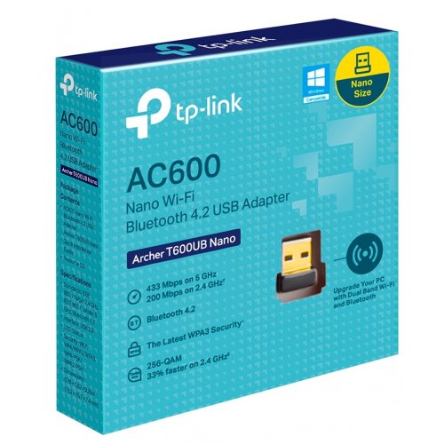 Wi-Fi адаптер TP-LINK Archer T600UB Nano купить в Украине: Киев, Днепр, Харьков, Одесса  | Низкая цена, отзывы, характеристики от TELEMART фото