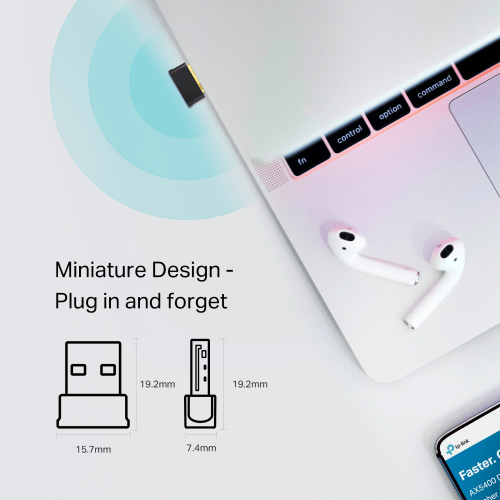 Wi-Fi адаптер TP-LINK Archer T600UB Nano купить в Украине: Киев, Днепр, Харьков, Одесса  | Низкая цена, отзывы, характеристики от TELEMART фото