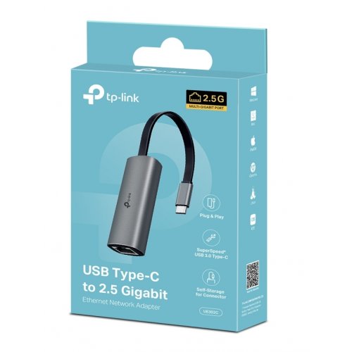 Сетевая карта TP-LINK UE302C купить в Украине: Киев, Днепр, Харьков, Одесса  | Низкая цена, отзывы, характеристики от TELEMART фото