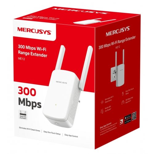 Ретранслятор Mercusys ME12 купить в Украине: Киев, Днепр, Харьков, Одесса  | Низкая цена, отзывы, характеристики от TELEMART фото