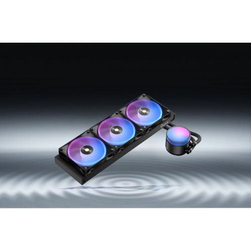 Готовая СВО Ocypus Delta L36 ARGB V2 (DELTA-L36-BK3AAWNN02X-GL) Black купить в Украине: Киев, Днепр, Харьков, Одесса  | Проверка совместимости, низкая цена, отзывы, характеристики от TELEMART фото