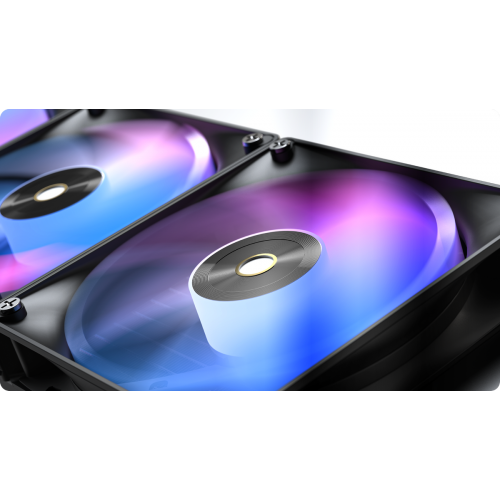 Готовая СВО Ocypus Delta L36 ARGB V2 (DELTA-L36-BK3AAWNN02X-GL) Black купить в Украине: Киев, Днепр, Харьков, Одесса  | Проверка совместимости, низкая цена, отзывы, характеристики от TELEMART фото