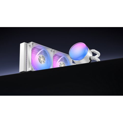 Готовая СВО Ocypus Delta L24 ARGB V2 (DELTA-L24-WH2AAWNN02X-GL) White купить в Украине: Киев, Днепр, Харьков, Одесса  | Проверка совместимости, низкая цена, отзывы, характеристики от TELEMART фото