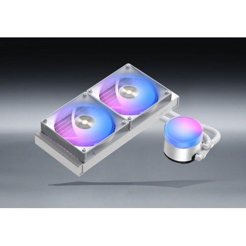 Готовая СВО Ocypus Delta L24 ARGB V2 (DELTA-L24-WH2AAWNN02X-GL) White купить в Украине: Киев, Днепр, Харьков, Одесса  | Проверка совместимости, низкая цена, отзывы, характеристики от TELEMART фото