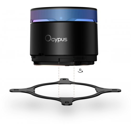 Готовая СВО Ocypus Delta L24 ARGB V2 (DELTA-L24-BK2AAWNN02X-GL) Black купить в Украине: Киев, Днепр, Харьков, Одесса  | Проверка совместимости, низкая цена, отзывы, характеристики от TELEMART фото