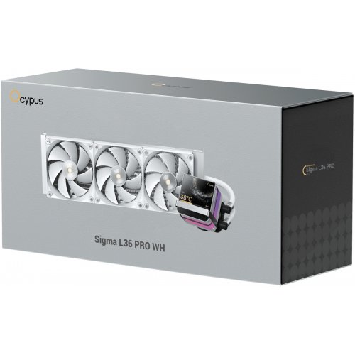 Готовая СВО Ocypus Sigma L36 Pro (SIGMA-L36-WH3ANWL00P-GL) White купить в Украине: Киев, Днепр, Харьков, Одесса  | Проверка совместимости, низкая цена, отзывы, характеристики от TELEMART фото