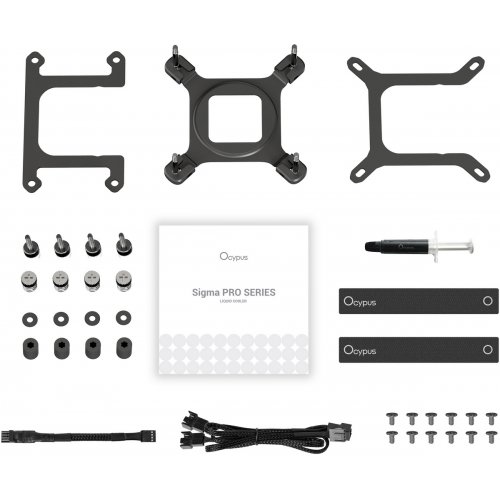 Готова СВО Ocypus Sigma L36 Pro (SIGMA-L36-BK3ANWL00P-GL) Black купити в Україні: Київ, Львів, Хмельницький, Тернопіль | Перевірка сумісності, низька ціна, відгуки, характеристики від TELEMART фото