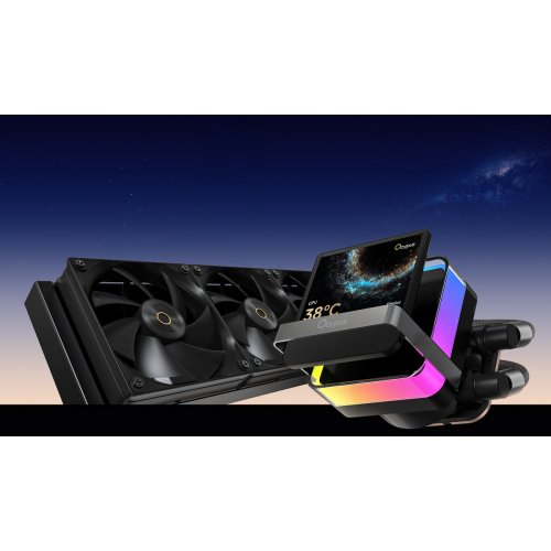 Готова СВО Ocypus Sigma L36 Pro (SIGMA-L36-BK3ANWL00P-GL) Black купити в Україні: Київ, Львів, Хмельницький, Тернопіль | Перевірка сумісності, низька ціна, відгуки, характеристики від TELEMART фото