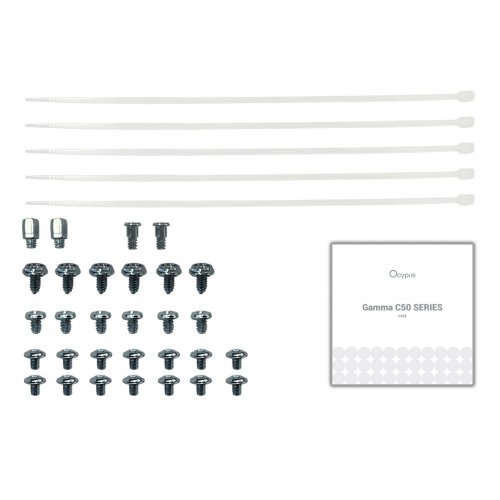 Корпус Ocypus Gamma C50 Tempered Glass без БЖ (GAMMA-C50-WHG000XX-GL) White купити в Україні: Київ, Львів, Хмельницький, Тернопіль | Перевірка сумісності, низька ціна, відгуки, характеристики від TELEMART фото