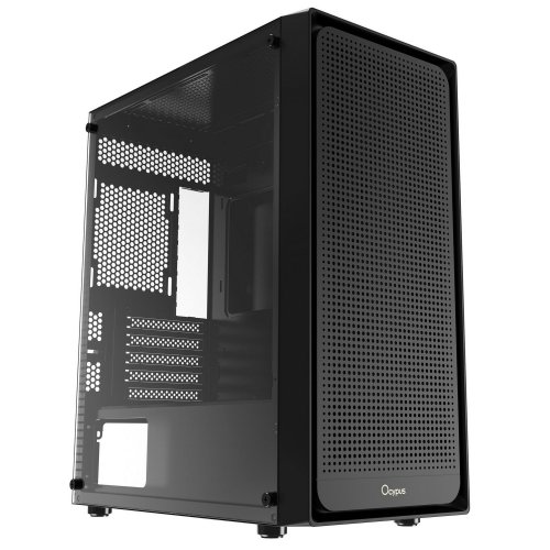 Корпус Ocypus Gamma C50 Tempered Glass без БЖ (GAMMA-C50-BKG000XX-GL) Black купити в Україні: Київ, Львів, Хмельницький, Тернопіль | Перевірка сумісності, низька ціна, відгуки, характеристики від TELEMART фото