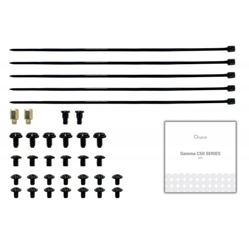 Корпус Ocypus Gamma C50 Tempered Glass без БЖ (GAMMA-C50-BKG000XX-GL) Black купити в Україні: Київ, Львів, Хмельницький, Тернопіль | Перевірка сумісності, низька ціна, відгуки, характеристики від TELEMART фото