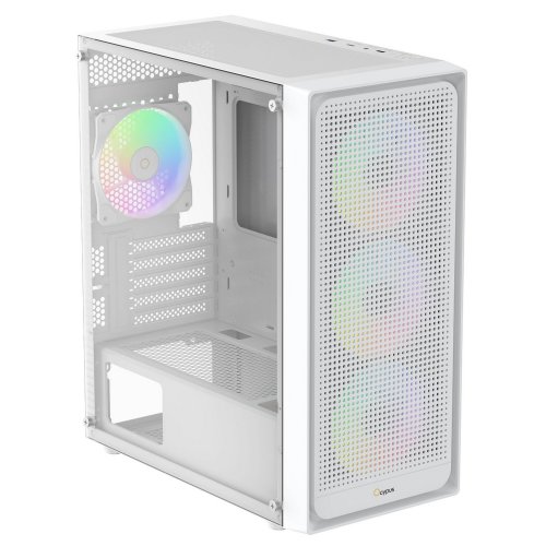 Корпус Ocypus Gamma C50 ARGB Tempered Glass без БП (GAMMA-C50-WHG400XX-GL) White купить в Украине: Киев, Днепр, Харьков, Одесса  | Проверка совместимости, низкая цена, отзывы, характеристики от TELEMART фото